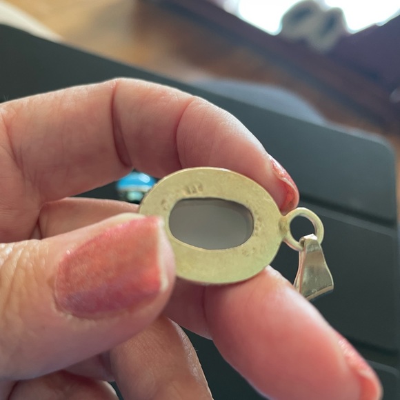 925 sterling silver Sz 9 ring and pendant - Picture 4 of 5